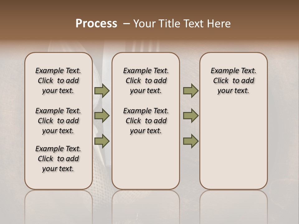 Knife Vintage Setting PowerPoint Template