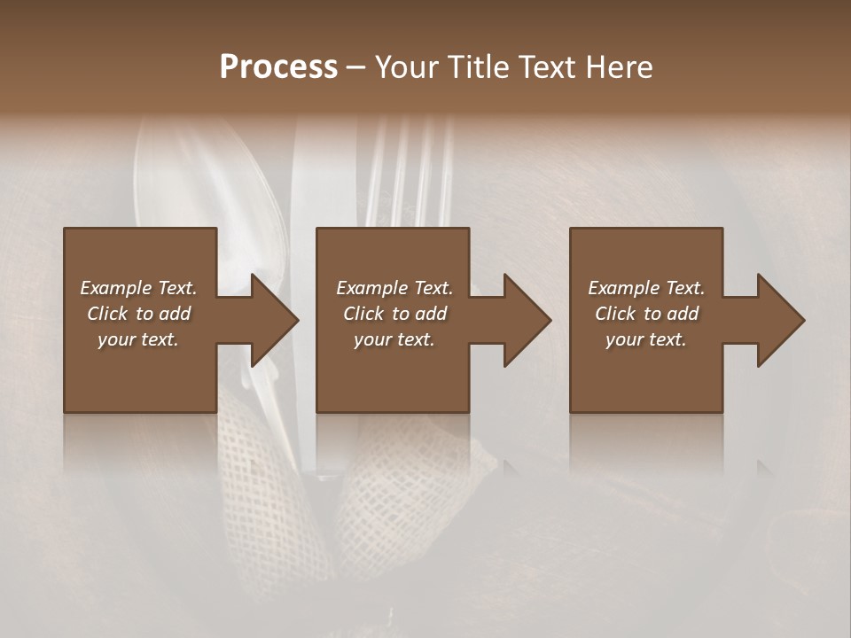 Knife Vintage Setting PowerPoint Template