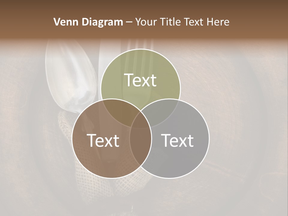 Knife Vintage Setting PowerPoint Template