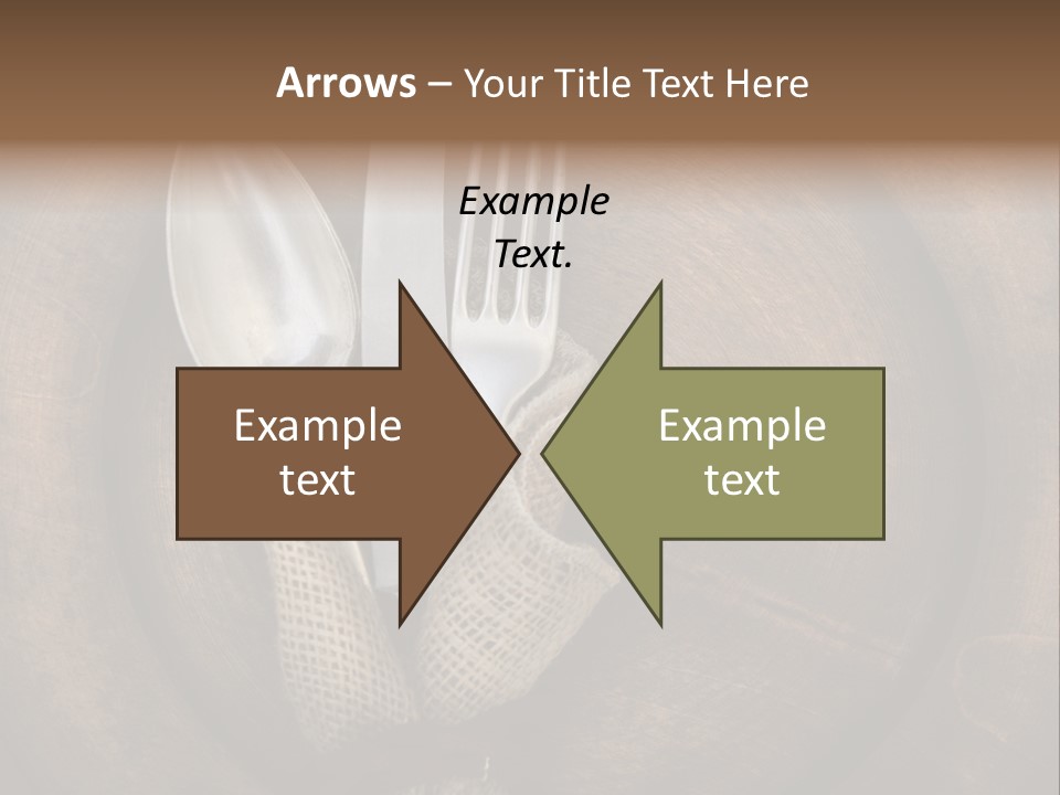 Knife Vintage Setting PowerPoint Template