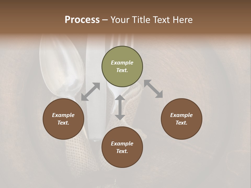 Knife Vintage Setting PowerPoint Template