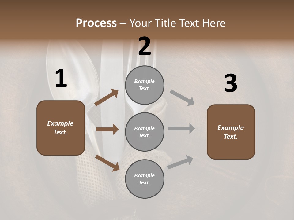 Knife Vintage Setting PowerPoint Template