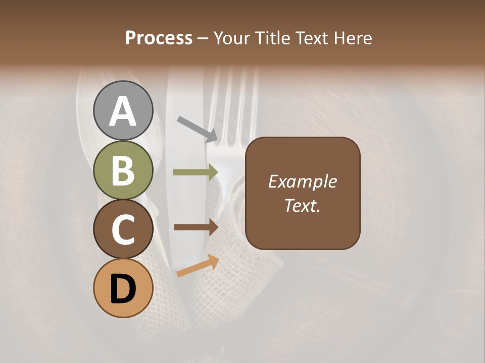 Knife Vintage Setting PowerPoint Template