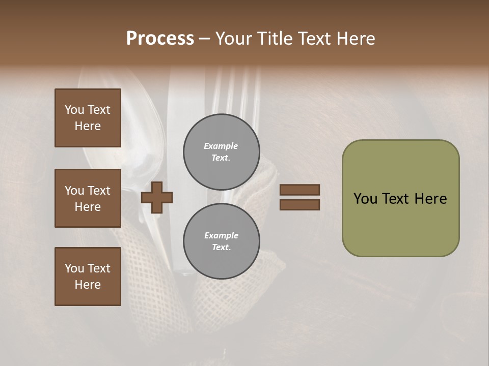Knife Vintage Setting PowerPoint Template