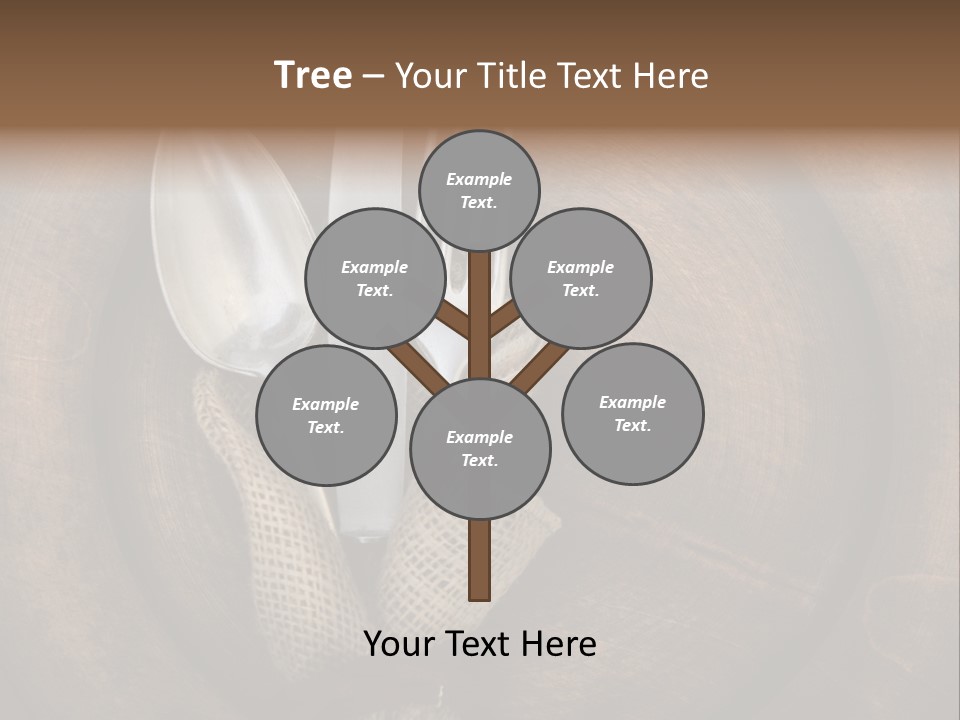 Knife Vintage Setting PowerPoint Template