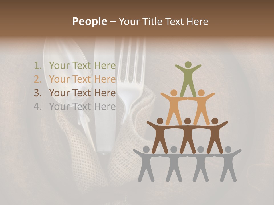 Knife Vintage Setting PowerPoint Template