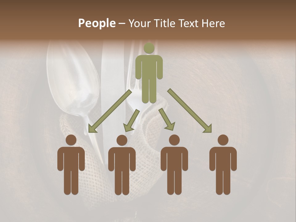 Knife Vintage Setting PowerPoint Template