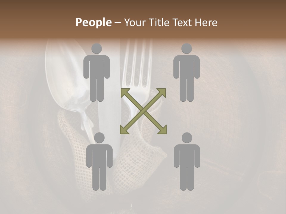 Knife Vintage Setting PowerPoint Template