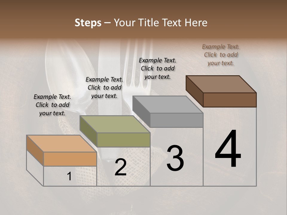 Knife Vintage Setting PowerPoint Template