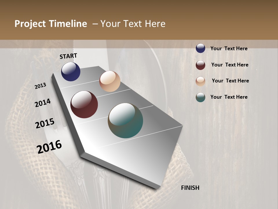 Copyspace Utensil Setting PowerPoint Template