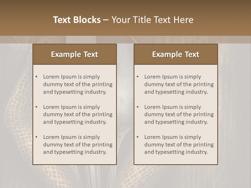 Copyspace Utensil Setting PowerPoint Template
