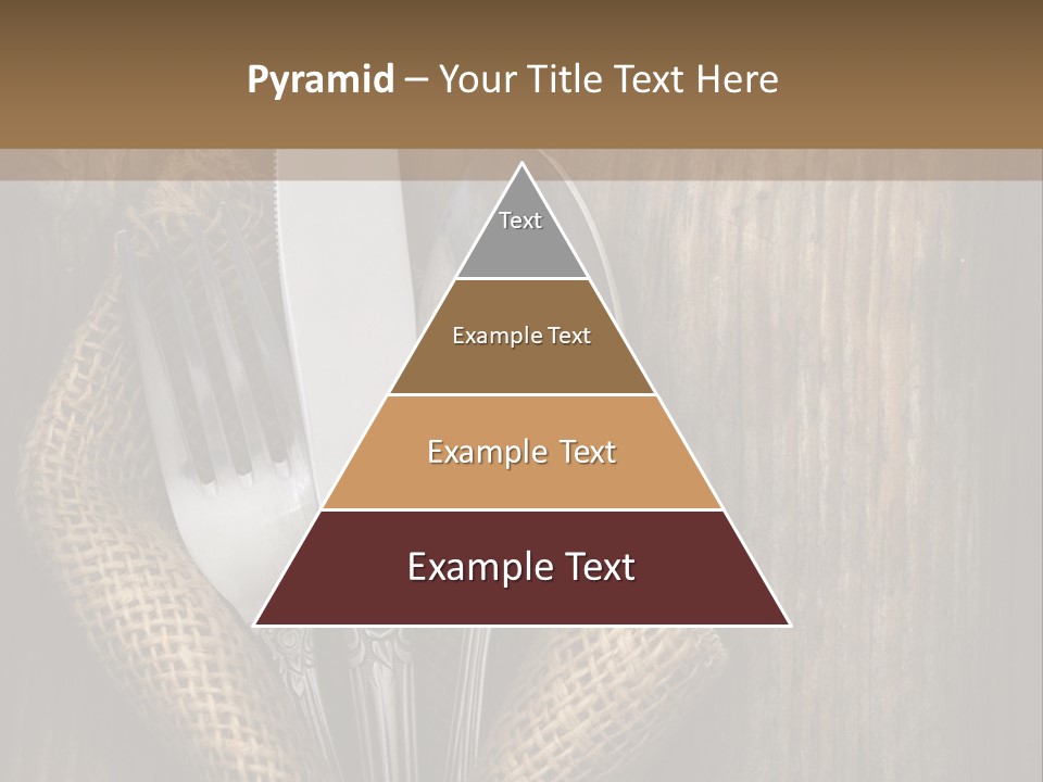 Copyspace Utensil Setting PowerPoint Template