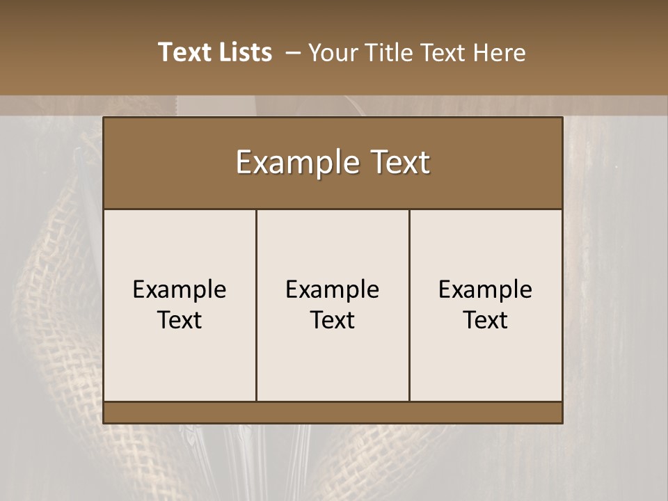 Copyspace Utensil Setting PowerPoint Template