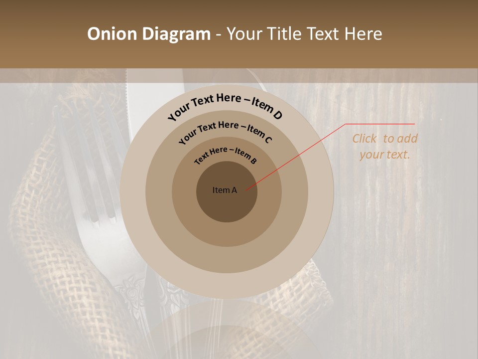 Copyspace Utensil Setting PowerPoint Template