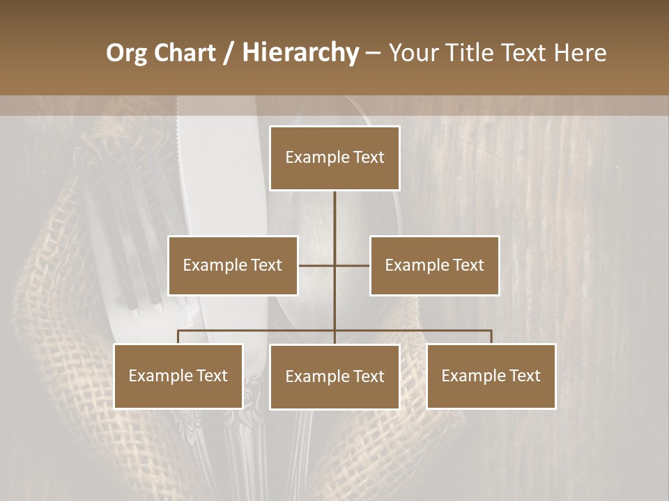 Copyspace Utensil Setting PowerPoint Template
