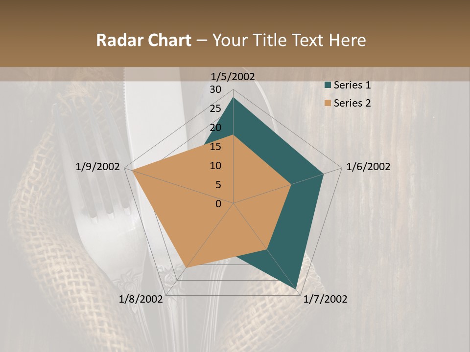 Copyspace Utensil Setting PowerPoint Template
