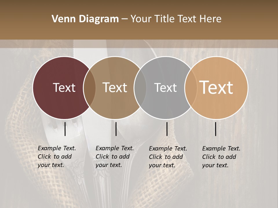 Copyspace Utensil Setting PowerPoint Template