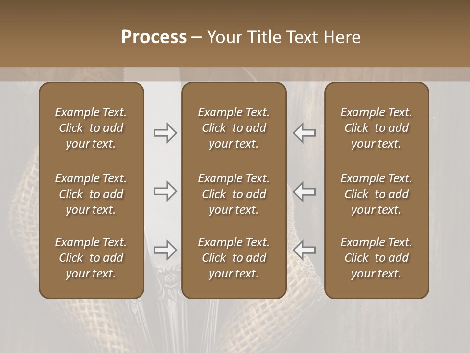 Copyspace Utensil Setting PowerPoint Template