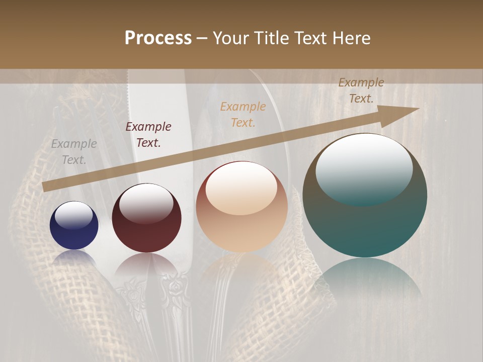 Copyspace Utensil Setting PowerPoint Template