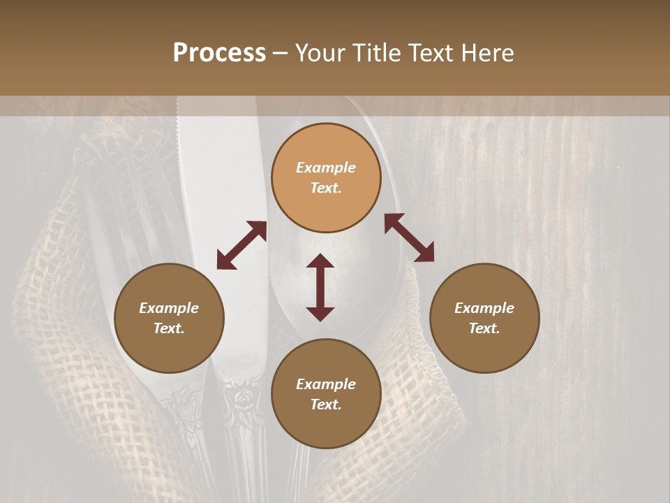 Copyspace Utensil Setting PowerPoint Template
