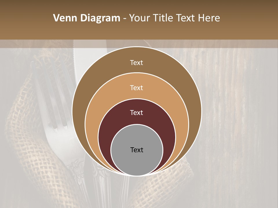 Copyspace Utensil Setting PowerPoint Template