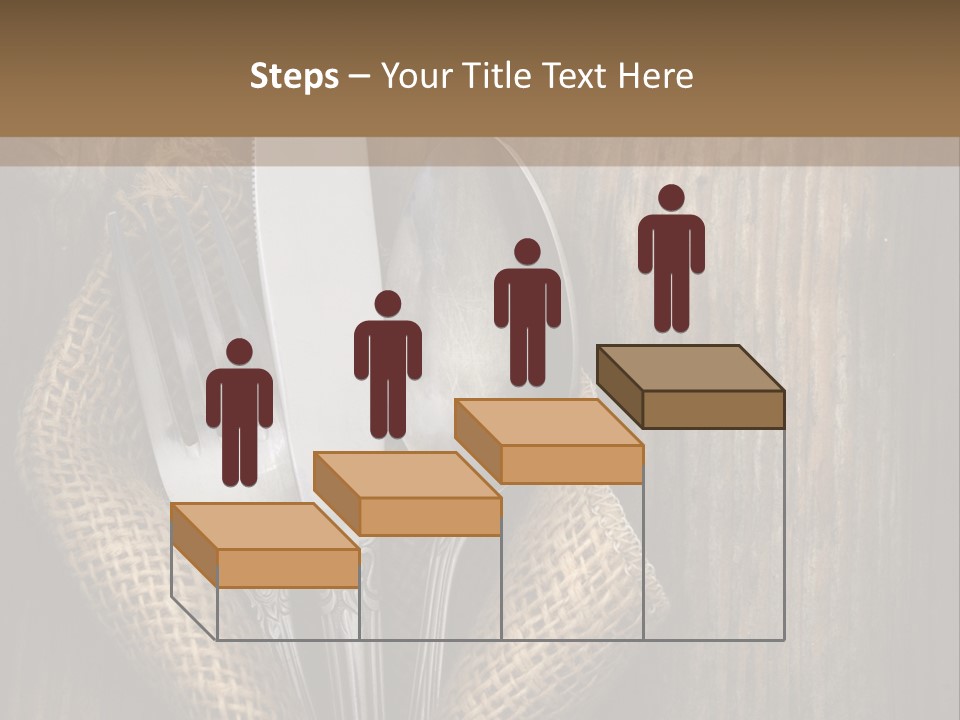 Copyspace Utensil Setting PowerPoint Template