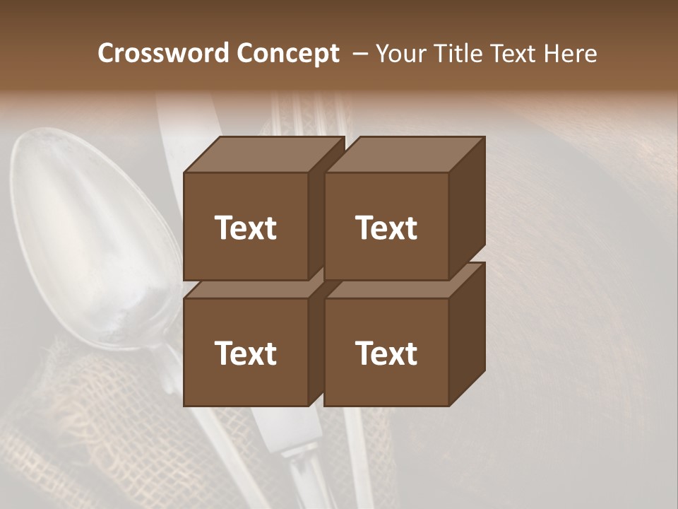 Plate Set Metal PowerPoint Template