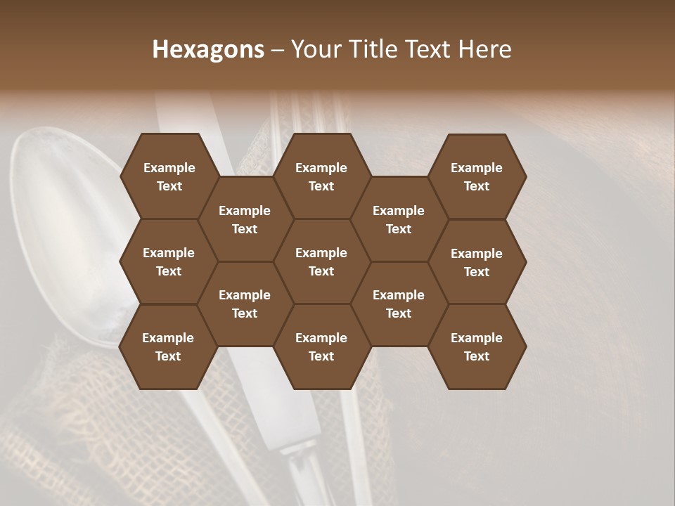 Plate Set Metal PowerPoint Template