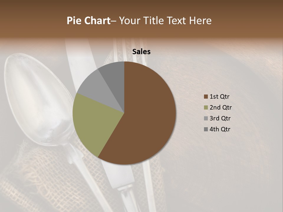 Plate Set Metal PowerPoint Template