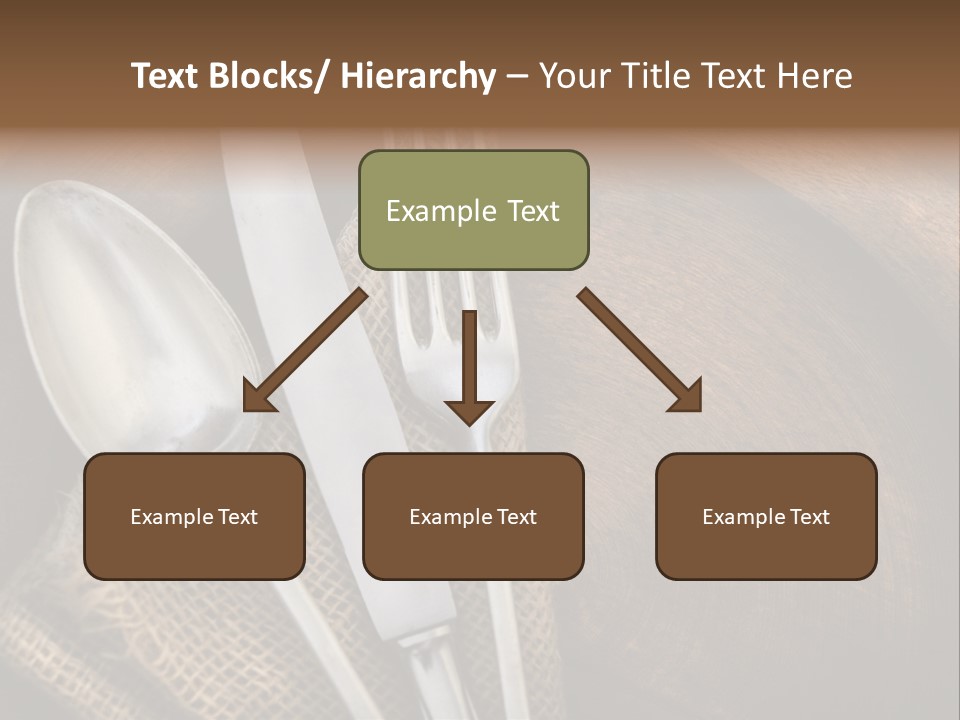 Plate Set Metal PowerPoint Template