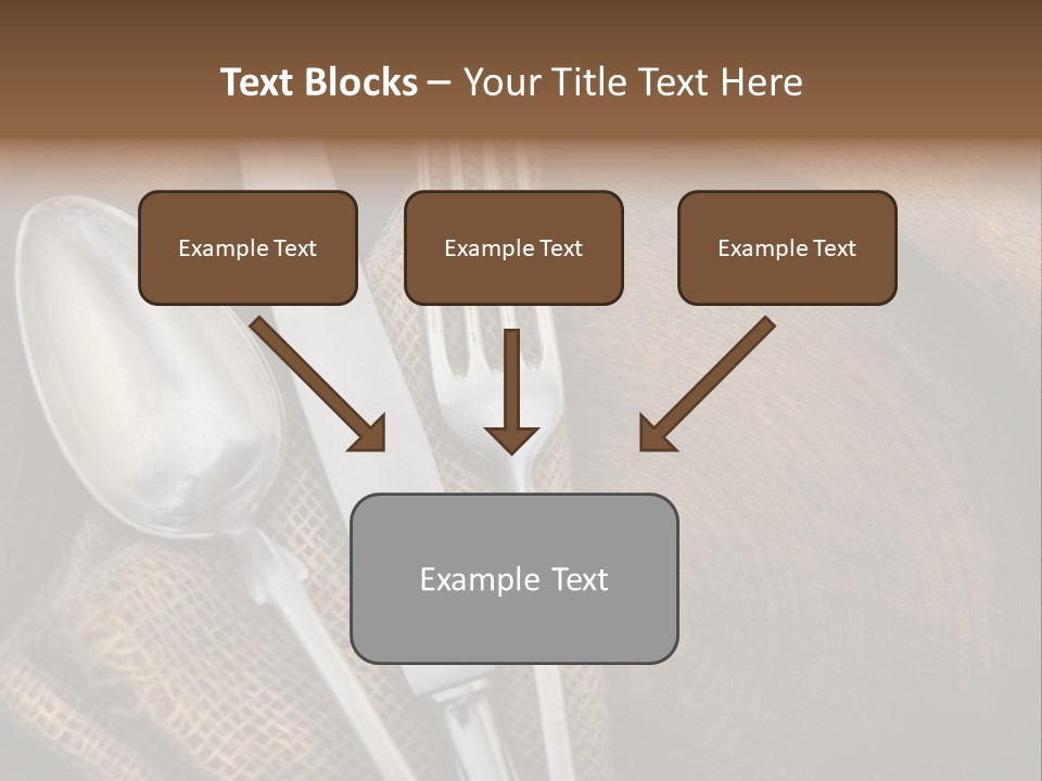 Plate Set Metal PowerPoint Template