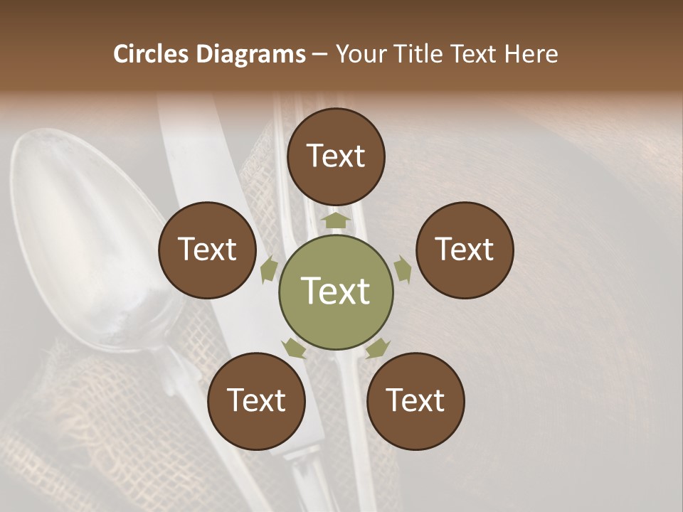 Plate Set Metal PowerPoint Template