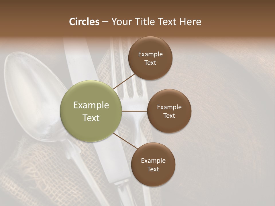 Plate Set Metal PowerPoint Template