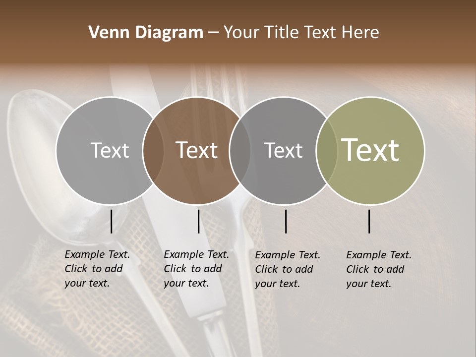 Plate Set Metal PowerPoint Template