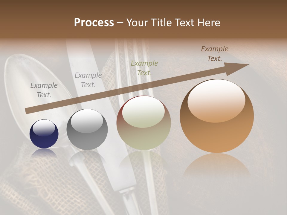 Plate Set Metal PowerPoint Template
