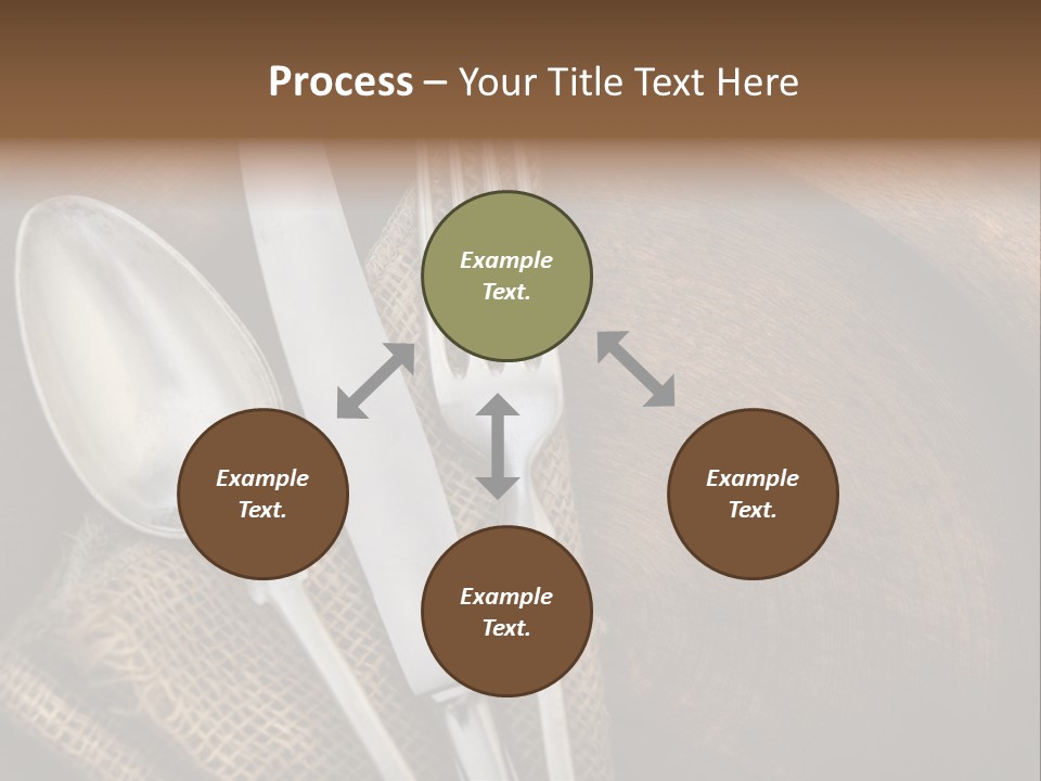 Plate Set Metal PowerPoint Template