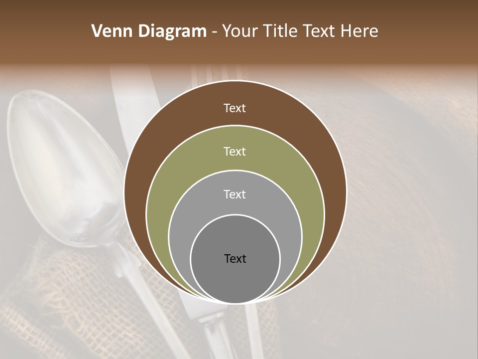 Plate Set Metal PowerPoint Template