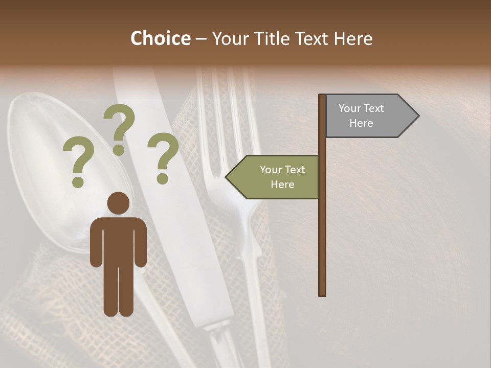 Plate Set Metal PowerPoint Template