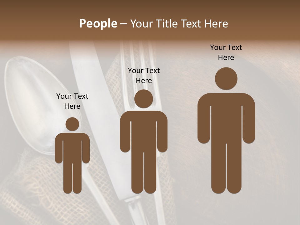 Plate Set Metal PowerPoint Template