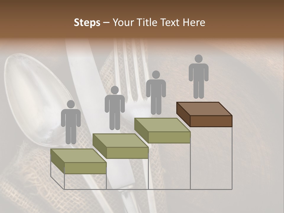 Plate Set Metal PowerPoint Template