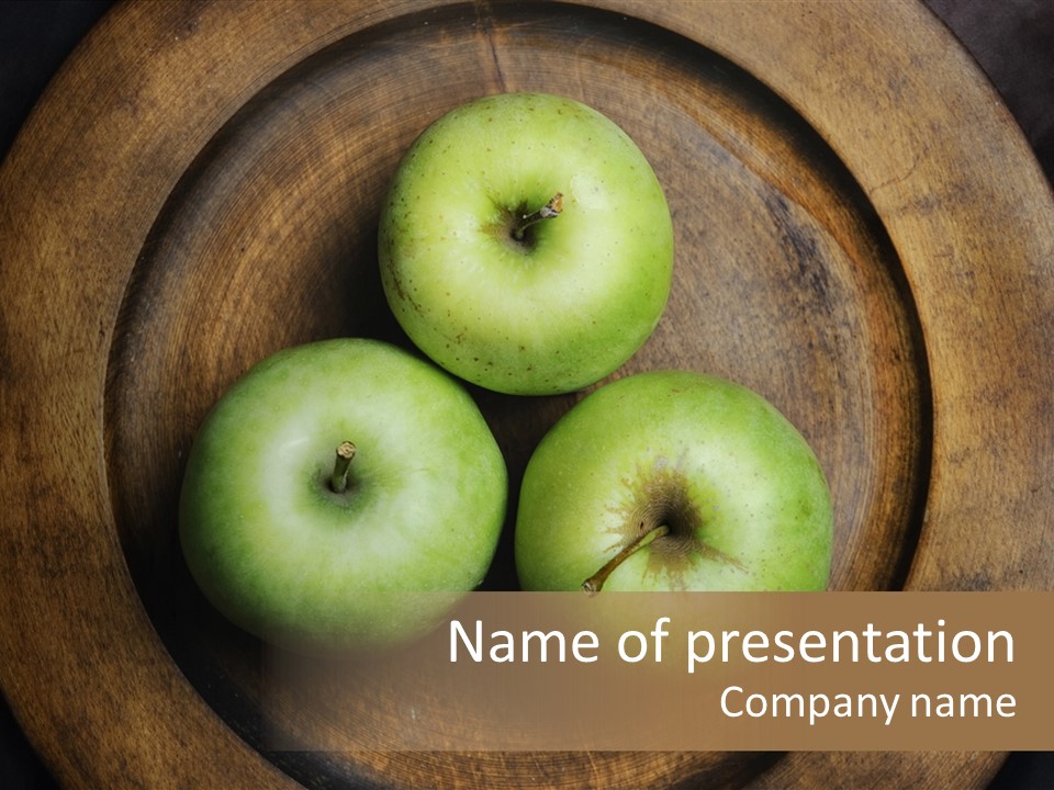 Green Fresh Fall PowerPoint Template