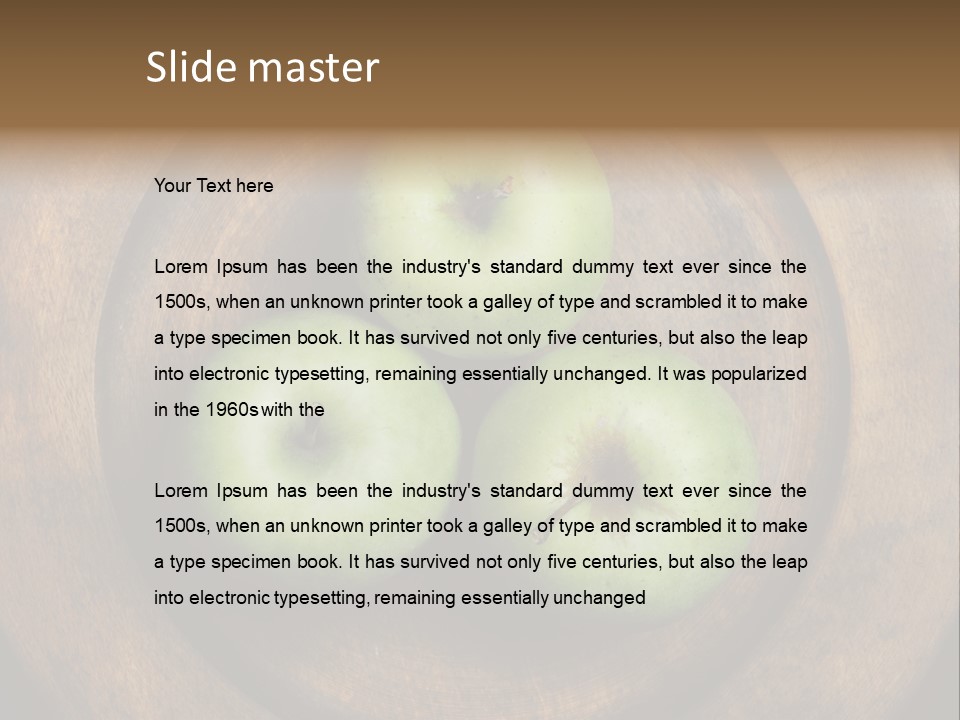 Green Fresh Fall PowerPoint Template