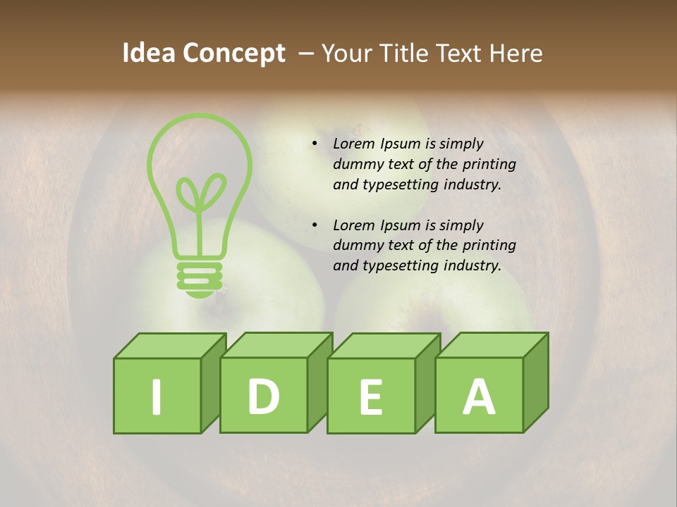 Green Fresh Fall PowerPoint Template