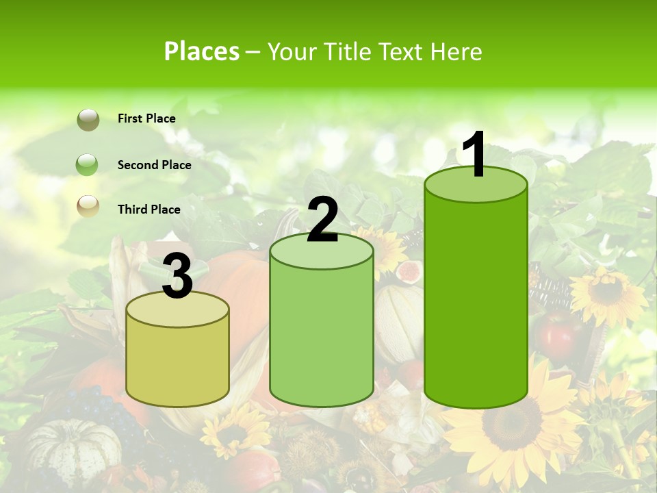 Gesund Zierk Obst PowerPoint Template