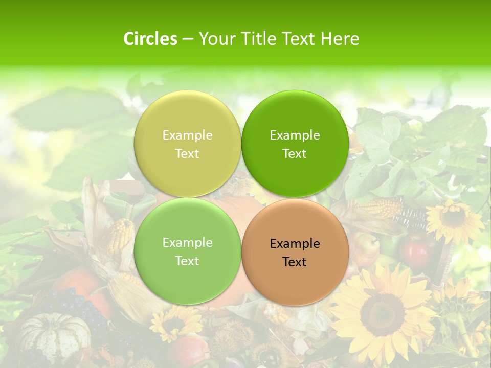 Gesund Zierk Obst PowerPoint Template