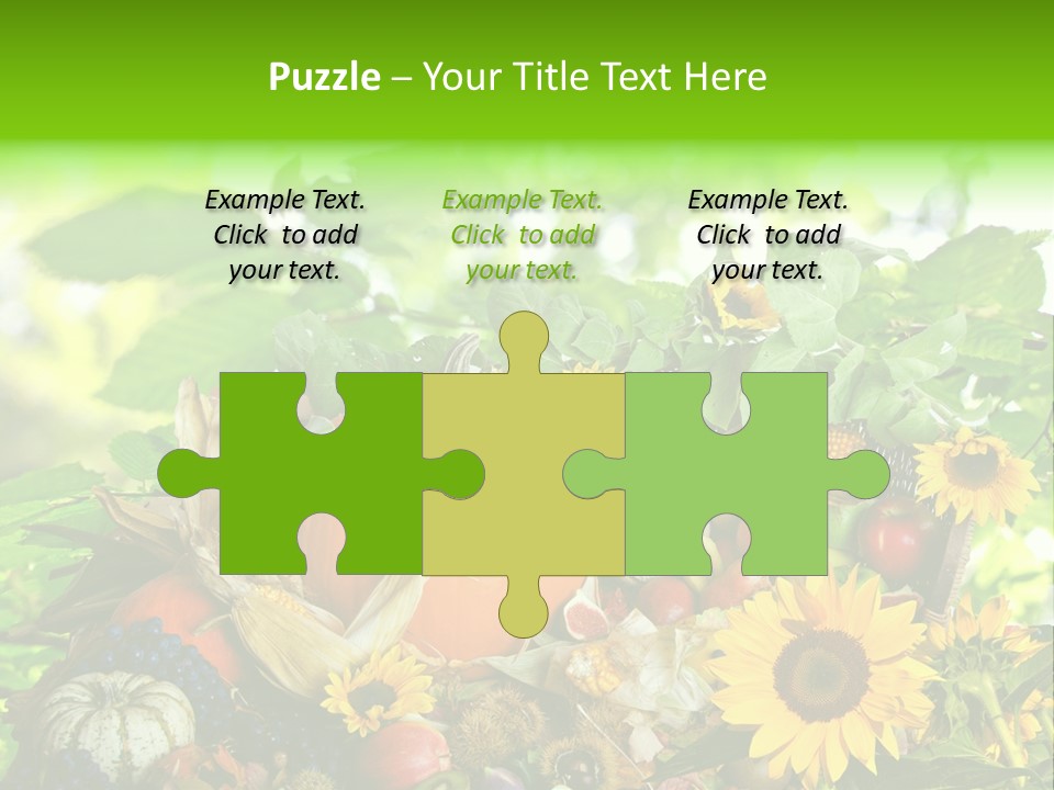 Gesund Zierk Obst PowerPoint Template