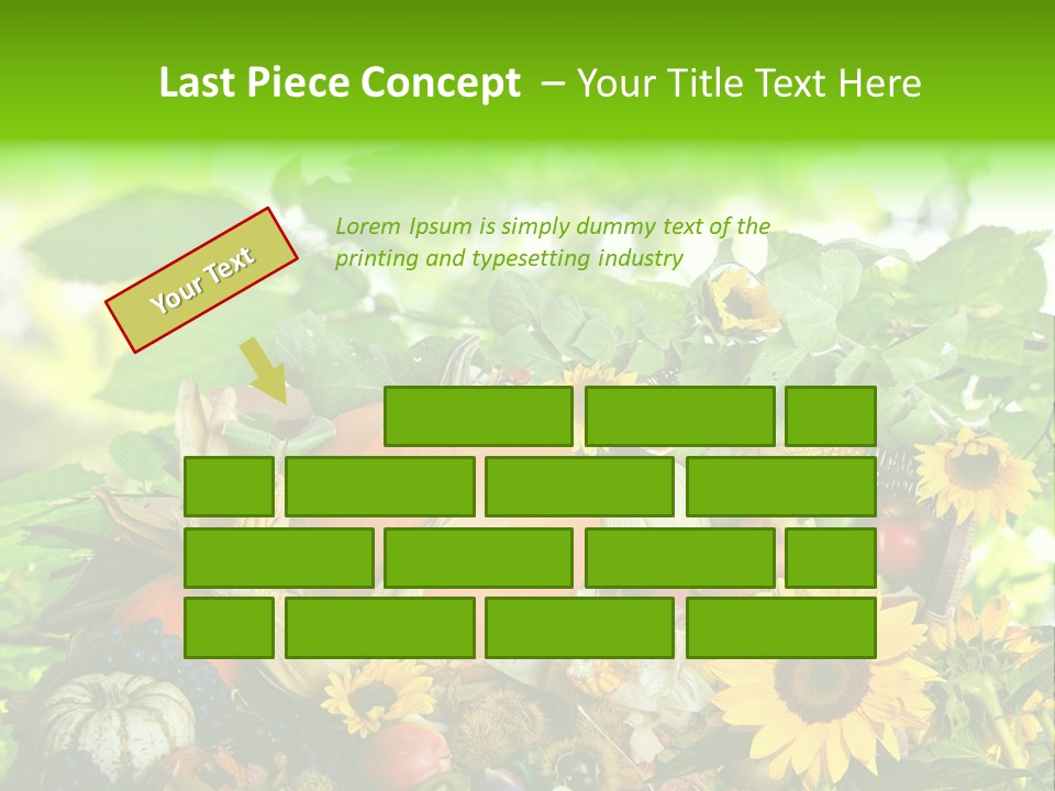 Gesund Zierk Obst PowerPoint Template