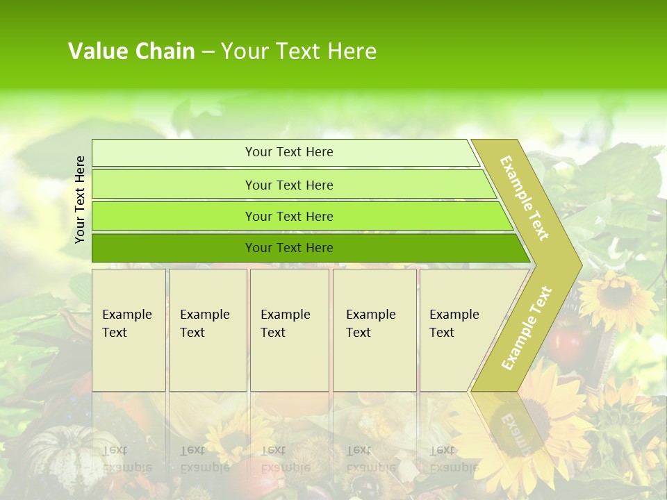 Gesund Zierk Obst PowerPoint Template