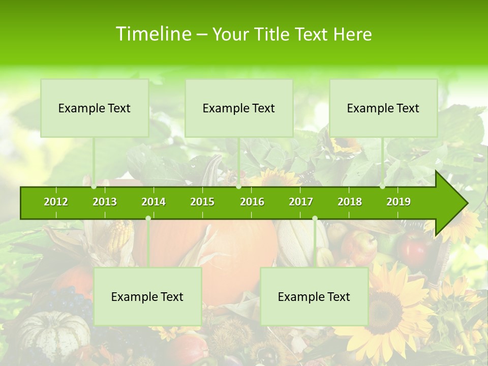 Gesund Zierk Obst PowerPoint Template