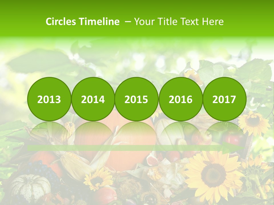 Gesund Zierk Obst PowerPoint Template